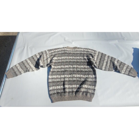 Vtg Patterned Crewneck Sweater by David Taylor - Picture 3 of 8